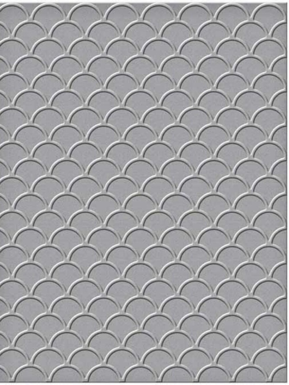 Spellbinder A2 Embossing Folder - Scallops